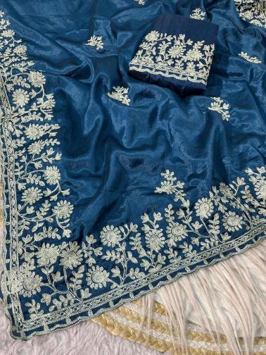 Vinayak soft chinon saree in surat market